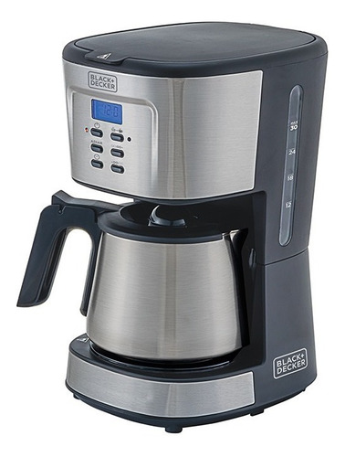 Cafeteira Programável Jarra Inox 30 Cafés 110v Black+decker