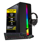 Pc Gamer Intel I5 4º Ger. Gtx 1050ti  8gb Hd 1tb Wi-f