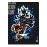 Cuadro Metalico Goku Ultra Instinto Dragon Aluminio 40x60   