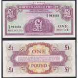 Cédula Fe Estrangeira 1 Pound Reino Unido (4° Série)