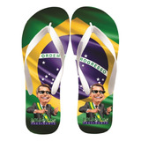 Bolsonaro/promocao/brasil/eleicao/chinelo Personalizado 