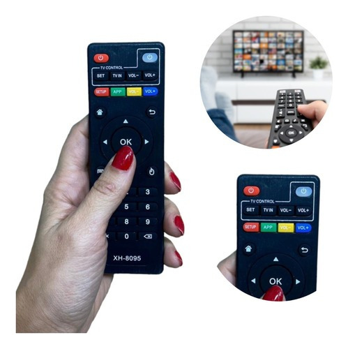 Controle Remoto Universal Para Smart Tv E Tv Box