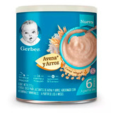 Cereales Infantiles Gerber Arroz Y Avena Integral Lata 270 G