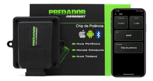 Chip Potênc. Predador App Toyota Hilux 2.8 224cv 2022+ +35cv