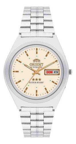 Relógio Masculino Orient Prata 469wb1af C1sx