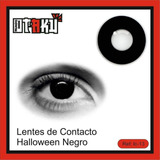 #lentes Decontacto Negros Cosplay Disfraz Halloween 