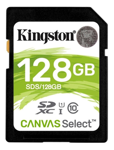 Kingston Sdxc Select Plus 128gb Clase 10, Uhs-i, U3, V30