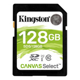 Kingston Sdxc Select Plus 128gb Clase 10, Uhs-i, U3, V30