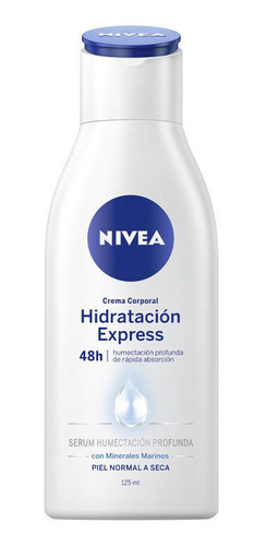 NiveaCrema Hidratación Corporal Express