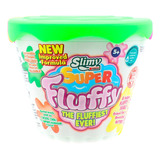 Slimy slime super fluffy 100gr Verde con caja exhibidora