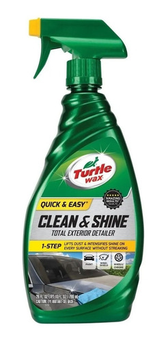 Limpiador En Spay Clean & Shine 769ml Turtle Wax Avant Motos