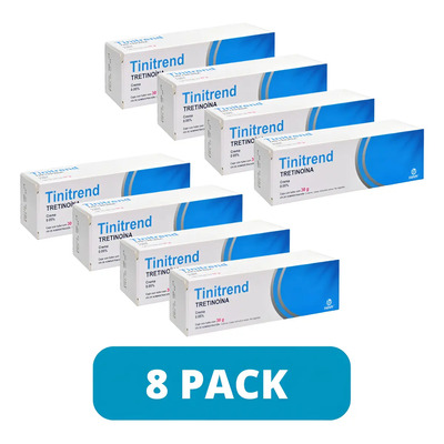 Tretinoína Crema 0.05% Elimina Manchas Acné Y Arrugas 8 Pack | Envío gratis