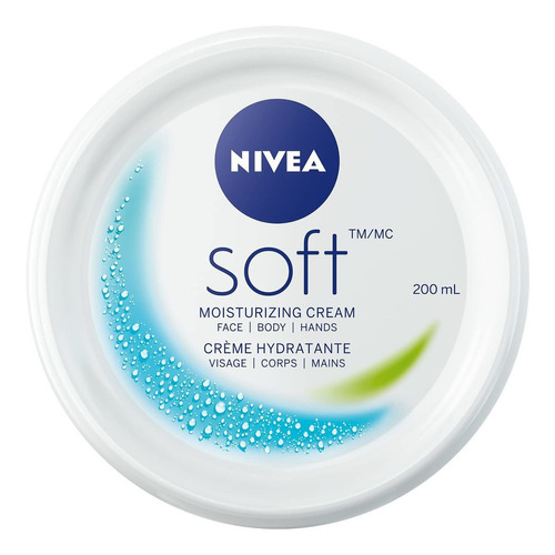 Crema Hidratante Nivea Soft Para Suavidad Refrescante, Con A