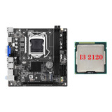 Placa Base H61s (h61) +cpu I3 2120 Lga1155 2xddr3 Ram Slot S