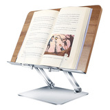 Shikha Soporte Ajustable De Madera Para Libros, Soporte Mano