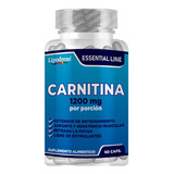Carnitina 1200 Mg | Lipodrene | Essential 60 Caps Sabor Sin Sabor
