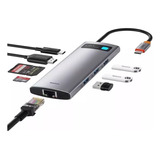 Adaptador Hub Usb C 8 En 1 Baseus Macbook Air / Pro M1 2021