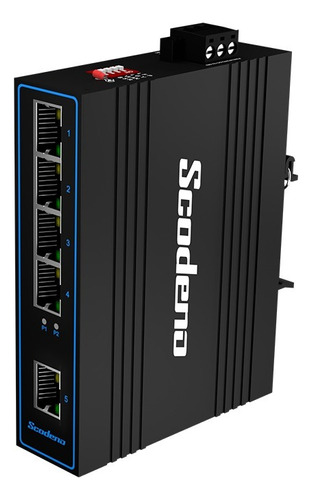 Switch 5 Portas Ethernet Industrial Scodeno Xptn-9000-45-5tx