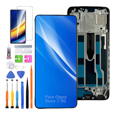 Pantalla Para Oppo Reno 7 5G Display Con Marco Incell | Envío gratis
