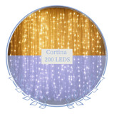 Cortina De 200 Leds Função Bivolt Tomada Macho E Femea