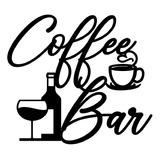 Decor Lettering Coffee Bar - Decorativo Mdf Cervejeiro