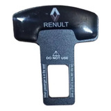 Hebilla Macho Cinturón Logo  Corta Sensor Para Renault Hid