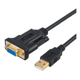 Cable Usb A Serial Rs232 Hembra Con Chip Pl2303 1 Metro