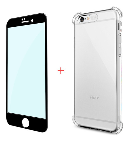 Case Compatível iPhone 6 6s 7 8 Se Plus + Película 3d Brinde