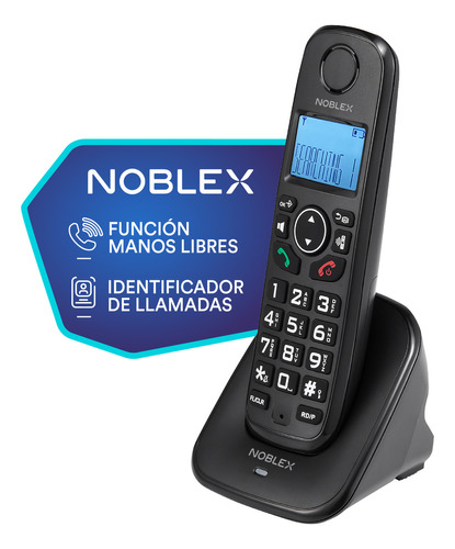 Telefono Inalámbrico Noblex Ndt6000d Color Negro