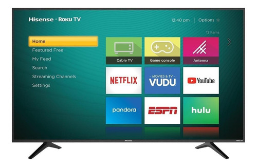 Smart Tv Hisense R6 Series 43r6e Led Roku Os 4k 43  120v