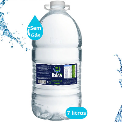 Água Mineral Ibirá Alcalina Ph 10,24 S\u002Fgás 7 Litros | MercadoLivre