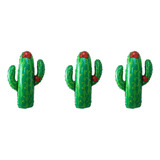 Globo Cactus Mexicano Fiesta Mexicana Metalizado X3 Piezas