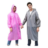 Capa Poncho Impermeable Lluvia Viento Estandar Adulto Gorro