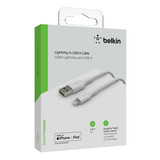 Cable Lightning A Usb-a 1m Blanco Boostcharge