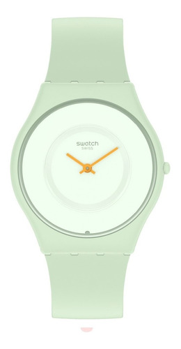 Reloj Swatch Bioceramic Ss09g101 Skin Verde Mate Unisex