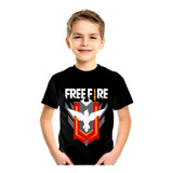 Camisa Camiseta Free Fire Mestre Game Infantil Juvenil
