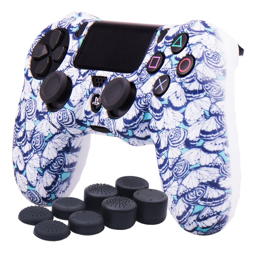 Funda Joystick Ps4 Yorha Butterfly White