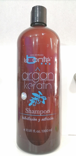 Shampoo Argan Keratin Regenerador La Bonte 1 Litro