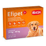 Antipulgas E Carrapatos Efipet Para Cães De 24 A 40 Kg