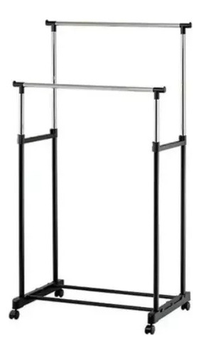 Rack Organizador Doble Para Ropa Portátil Colgador Closet 