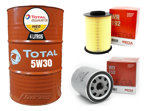 Cambio Aceite 5w30 4l + Kit Filtros Ford Focus 2.0 Duratec