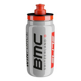 Botella Elite Bmc Winforce De 550 Ml, Color Plateado/rojo Plateado