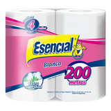 Papel Higienico Esencial Blanco 4x50 Mts
