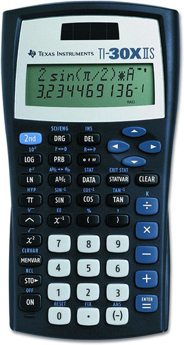 Calculadora Científica Texas Instruments Ti-30xiis, Negra