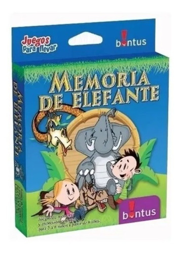 Memoria De Elefante - Juego De Cartas Super Divertido Bontus