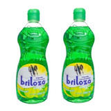 Jabon Liquido Para Trastes Biodegradable Briloza 730ml 2 Pzs