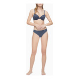 Brasier Azul Perfectly Fit Invisible Calvin Klein De Mujer