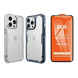 Funda Nillkin Tpu Para iPhone 13 Pro Max + Mica Cristal 9d