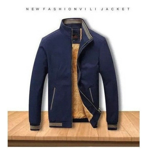 Chaqueta Delgada Engrosada Casual De Algodón Para Hombre