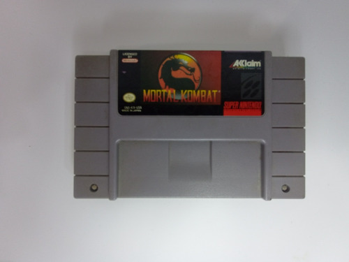 Mortal Kombat Super Nintendo Juego Snes 